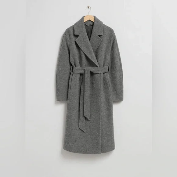 & Other Stories Charcoal Gray Wool Coat *SOLD OUT* - Picture 4 of 9